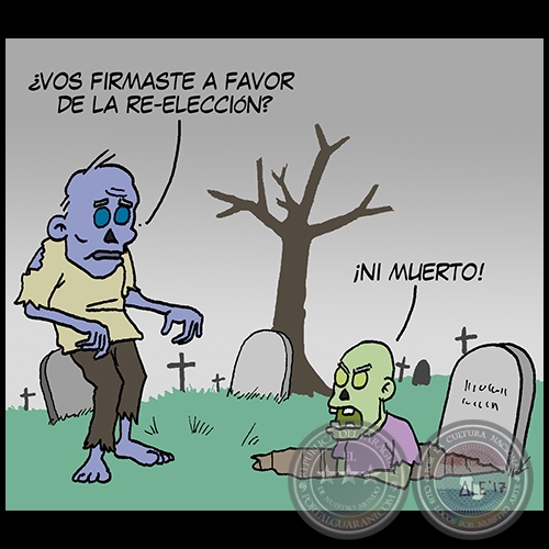 Zombie - Chiste de Alejandro Espinosa - Ao 2017
